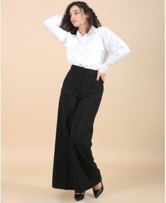 PANTALON LARGE NERVURE