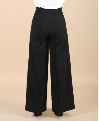 PANTALON LARGE NERVURE
