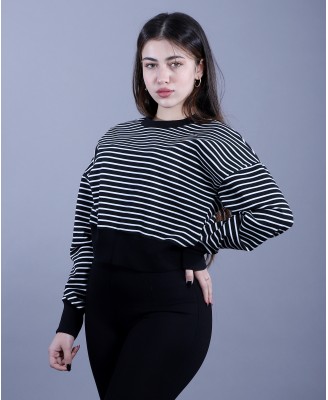 PULL RAYURE COL ROND