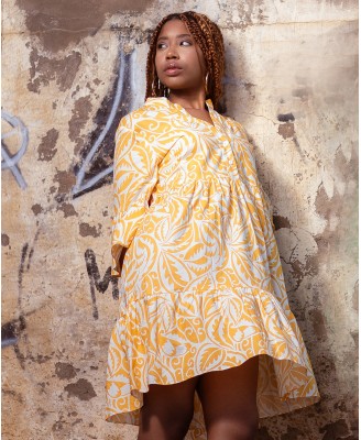 ROBE IMPRIMÉE À PATTE