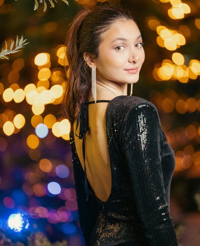 ROBE DE SOIRÉE SEQUINS