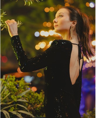 ROBE DE SOIRÉE SEQUINS